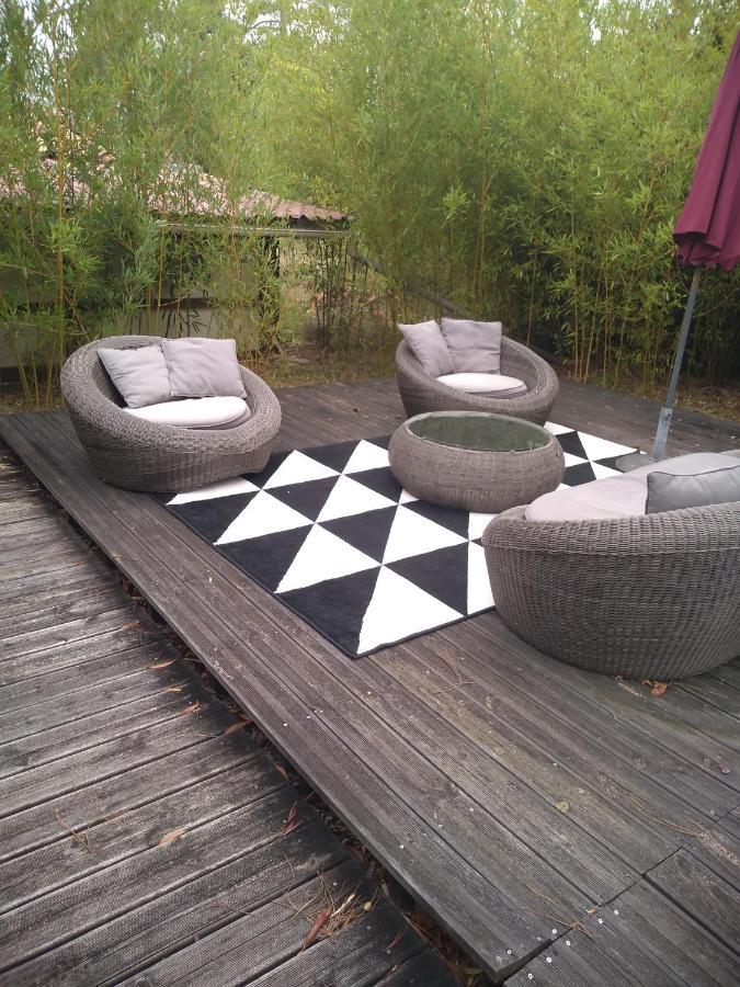 Maison Confortable Avec Terrasse En Bois Au Calme Sans Vis A Vis , 2 Chambres, Sur Un Parc De 4000M2 Arbore Et Clos Pissos Exterior photo